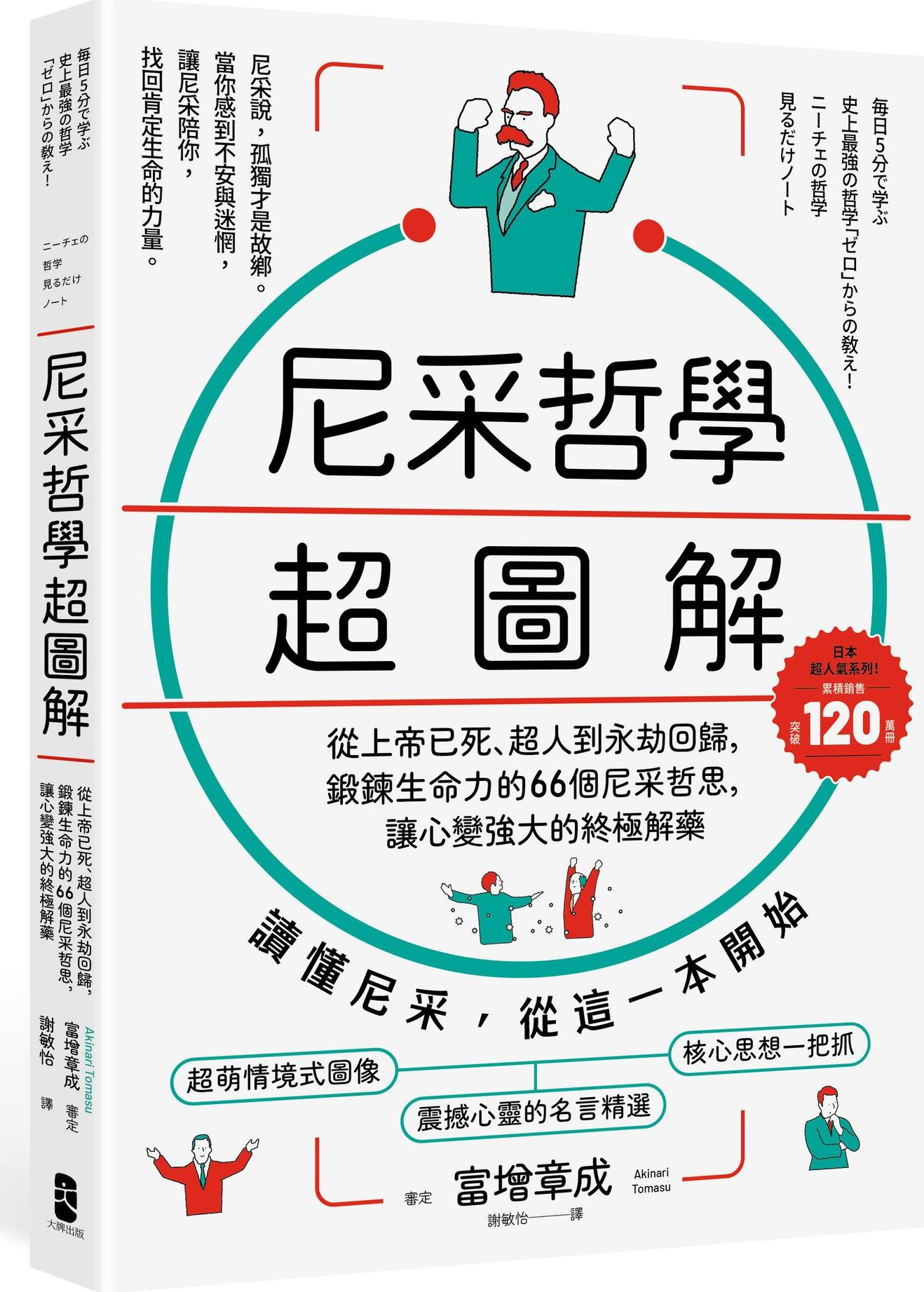 尼采哲學超圖解： 從上帝已死、超人到永劫回歸，鍛鍊生命力的66個尼采哲思，讓心變強大的終極解方【暢銷紀念版】