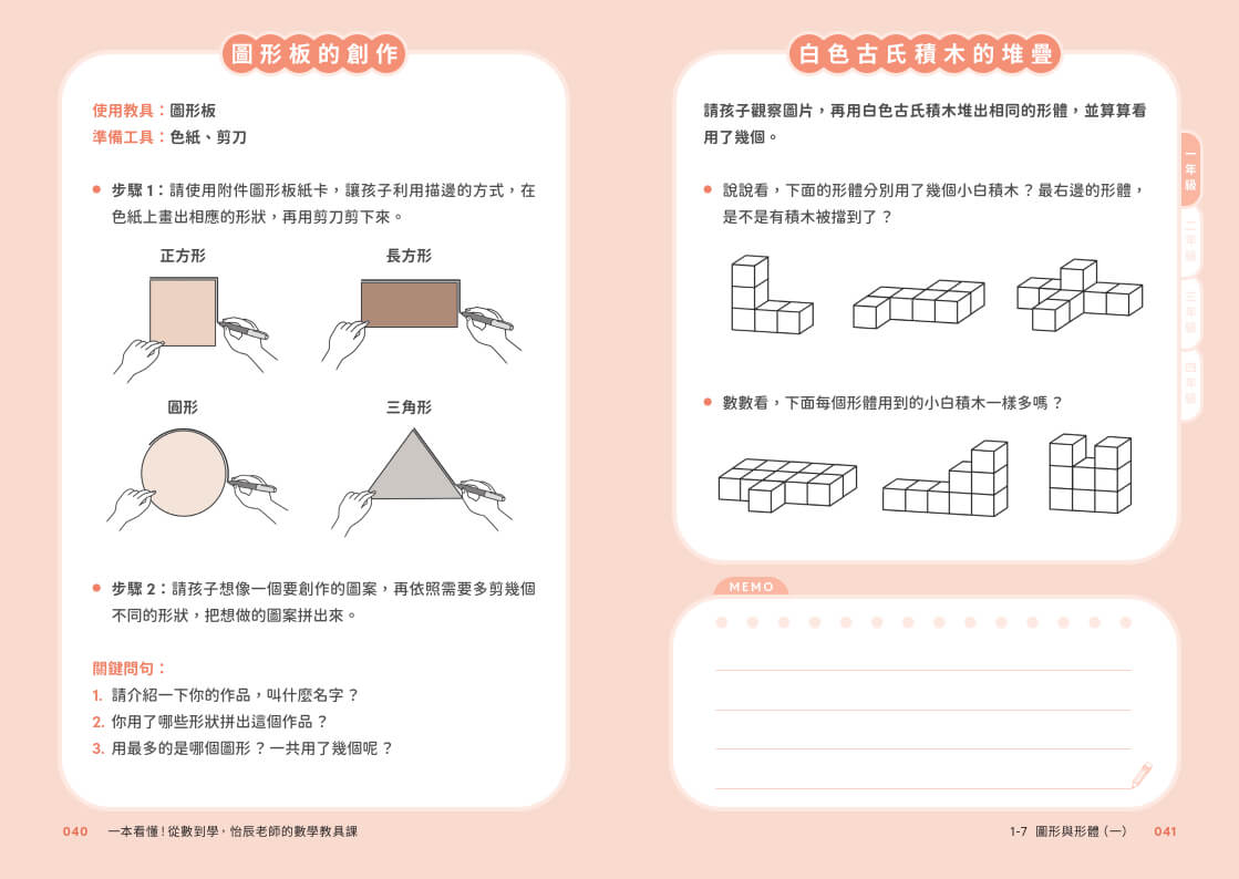 一本看懂！從數到學，怡辰老師的數學教具課（隨書附贈圖形板紙卡）：找出盲點×提出問題×跨越障礙，培養數學思考力