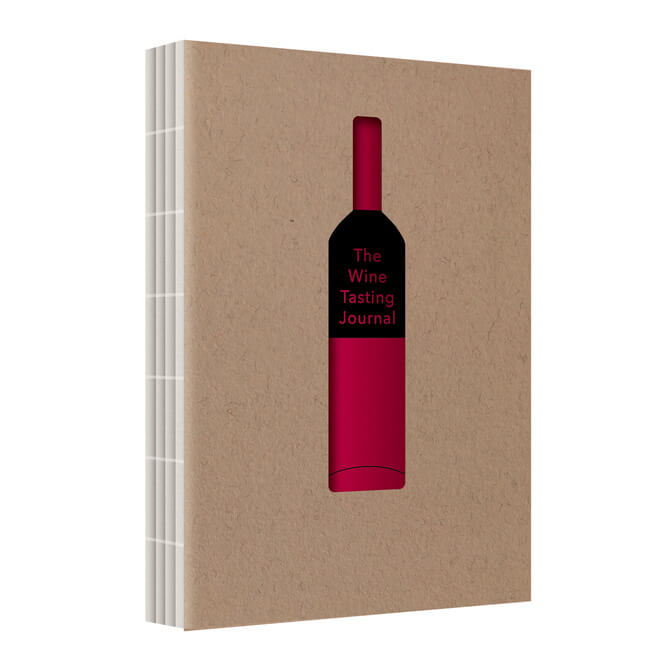 【葡萄酒品酒筆記本】The Wine Tasting Journal探索葡萄酒的感官世界?隨書附贈?經典皮飾手帳束帶，開窗式牛皮禮盒